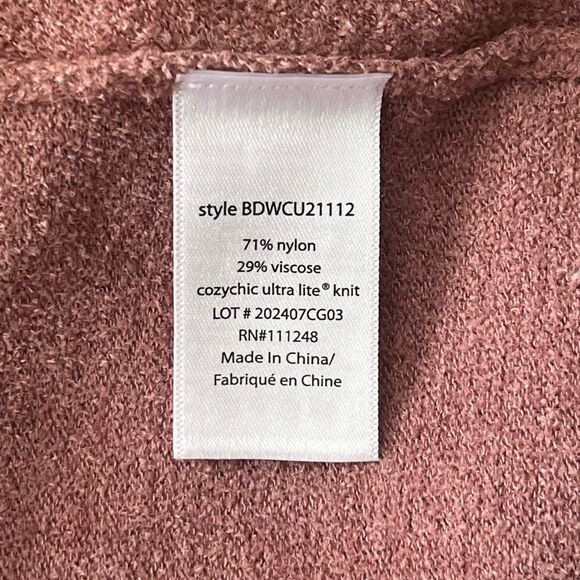 NWT Barefoot Dreams Ultra Chic Lite Hooded Cardigan Size Medium - Picture 9 of 9
